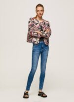 mezclilla jeans regent de talle alto Pepe Jeans 06X446 mujer