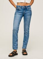 mezclilla jeans saturn de tiro medio Pepe Jeans 06X422 mujer - Imagen 2