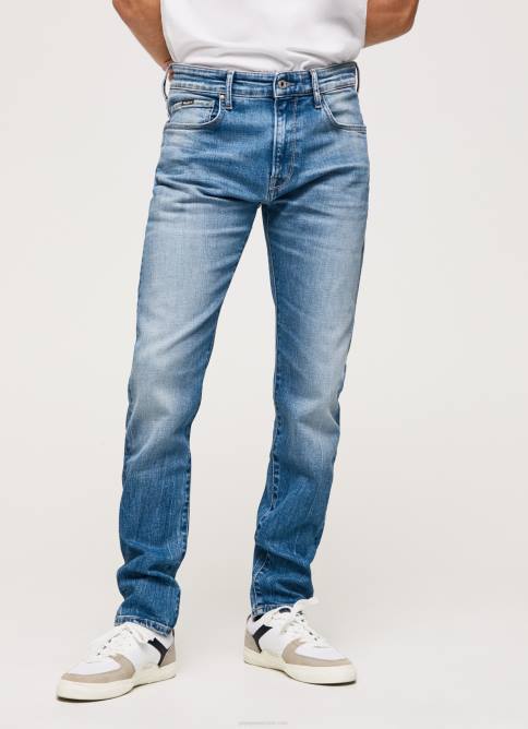mezclilla jeans slim con diseño de grulla Pepe Jeans 06X4795 hombres - Imagen 2