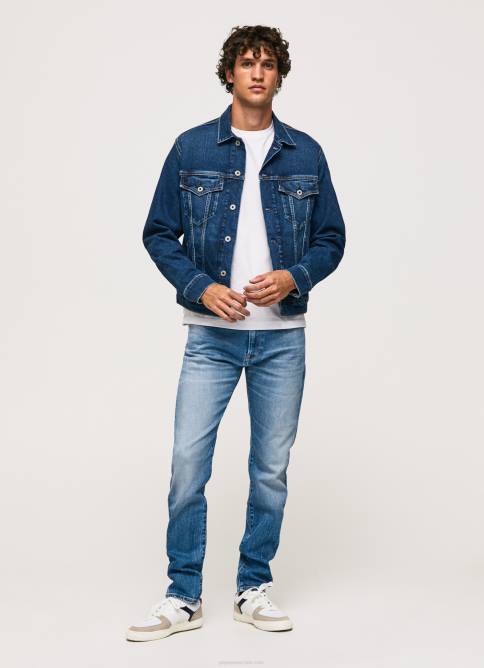 mezclilla jeans slim con diseño de grulla Pepe Jeans 06X4795 hombres - Imagen 1