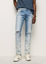 mezclilla jeans slim con tiro medio regular Pepe Jeans 06X4796 hombres - Imagen 2