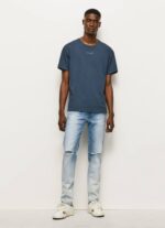 mezclilla jeans slim con tiro medio regular Pepe Jeans 06X4796 hombres