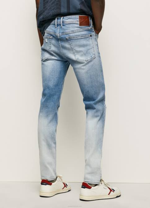mezclilla jeans slim con tiro medio regular Pepe Jeans 06X4796 hombres - Imagen 5
