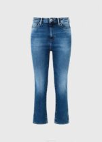 mezclilla jeans slim de talle alto 7/8 de dion Pepe Jeans 06X474 mujer