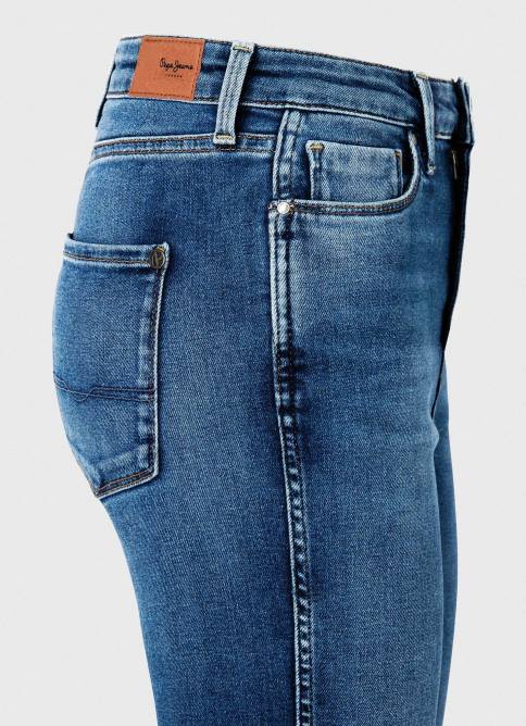 mezclilla jeans slim de talle alto 7/8 de dion Pepe Jeans 06X474 mujer - Imagen 3