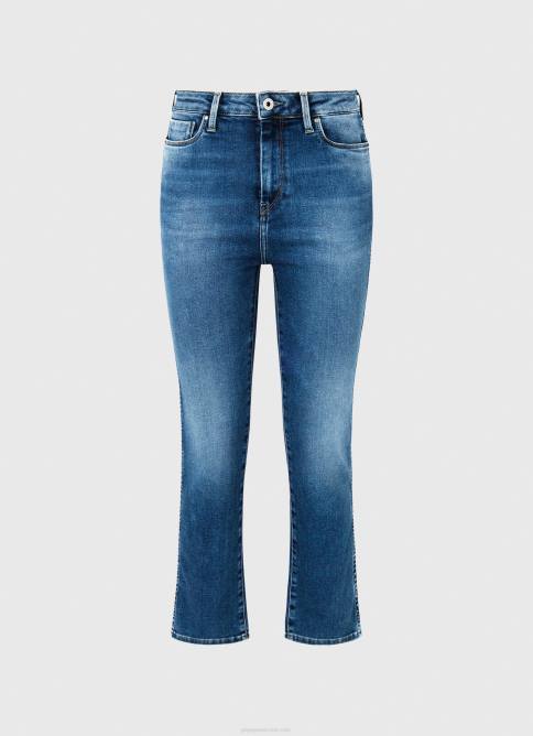 mezclilla jeans slim de talle alto 7/8 de dion Pepe Jeans 06X474 mujer - Imagen 1