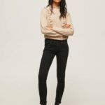 mezclilla jeans soho de corte slim con cintura media Pepe Jeans 06X456 mujer