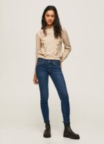 mezclilla jeans soho de corte slim con cintura media Pepe Jeans 06X457 mujer