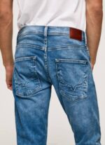 mezclilla jeans track de tiro medio Pepe Jeans 06X4803 hombres - Imagen 5