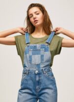 mezclilla overol de mezclilla de algodón Pepe Jeans 06X498 mujer - Imagen 3