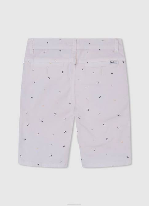 mezclilla shorts chinos con estampado de p Pepe Jeans 06X41690 chico - Imagen 2