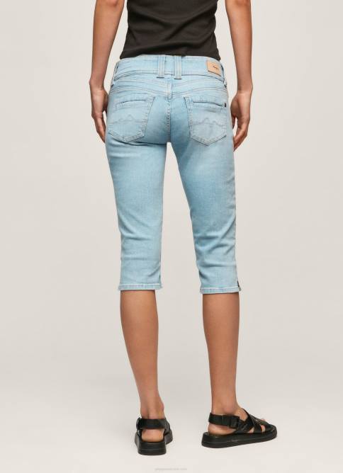 mezclilla shorts de mezclilla 3/4 de corte estándar Pepe Jeans 06X4520 mujer - Imagen 5