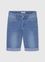 mezclilla shorts de mezclilla ajustados Pepe Jeans 06X41681 chico - Imagen 4