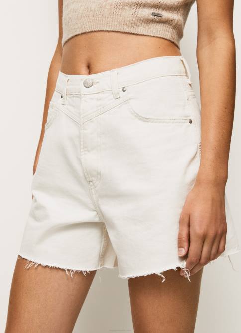 mezclilla shorts de mezclilla con corte globo Pepe Jeans 06X4498 mujer - Imagen 3