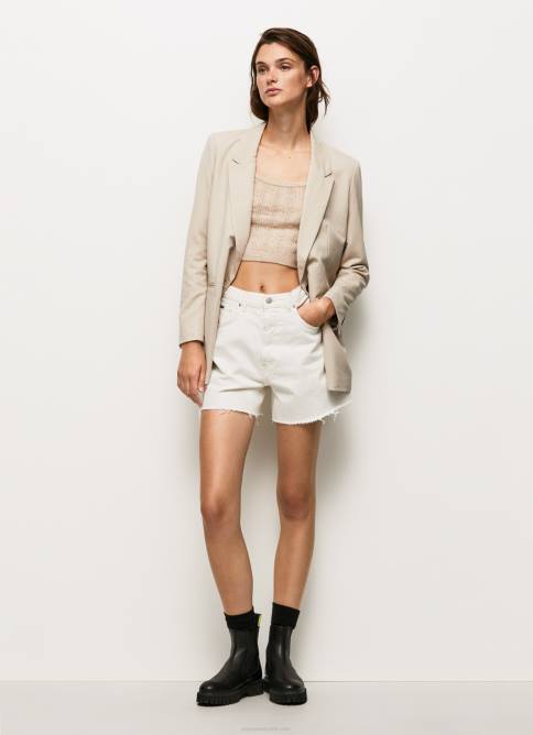 mezclilla shorts de mezclilla con corte globo Pepe Jeans 06X4498 mujer - Imagen 1