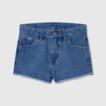 mezclilla shorts de mezclilla con corte regular Pepe Jeans 06X41498 chica