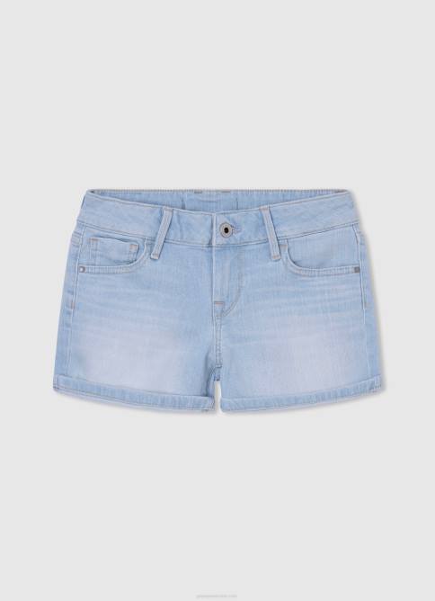 mezclilla shorts de mezclilla con corte regular Pepe Jeans 06X41504 chica - Imagen 4