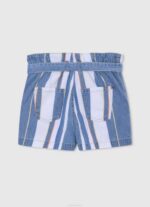 mezclilla shorts de mezclilla con estampado de rayas Pepe Jeans 06X41508 chica - Imagen 2