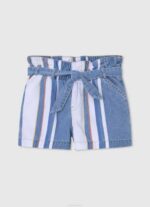 mezclilla shorts de mezclilla con estampado de rayas Pepe Jeans 06X41508 chica