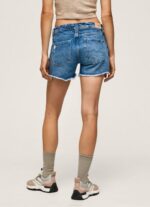 mezclilla shorts de mezclilla de corte estándar Pepe Jeans 06X4103 mujer - Imagen 4