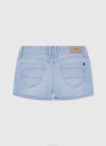mezclilla shorts de mezclilla de corte estándar Pepe Jeans 06X41503 chica - Imagen 2
