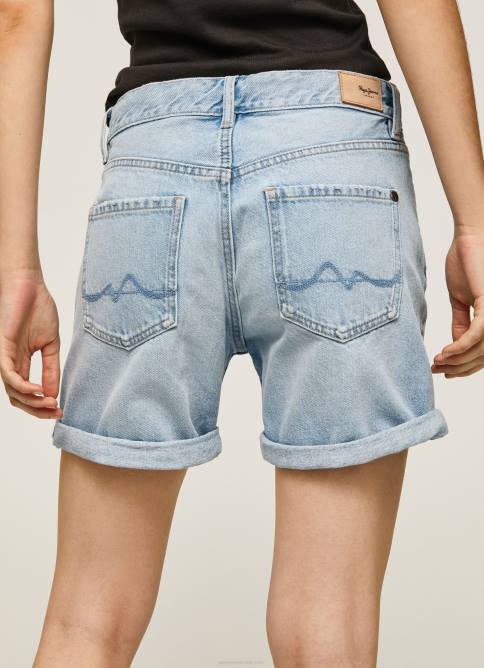 mezclilla shorts de mezclilla de corte estándar Pepe Jeans 06X4492 mujer - Imagen 5