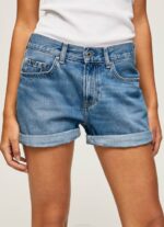 mezclilla shorts de mezclilla de corte estándar Pepe Jeans 06X4496 mujer - Imagen 3