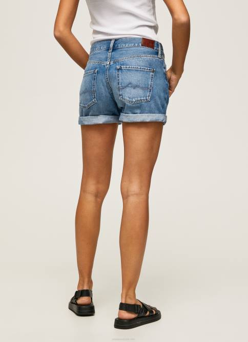 mezclilla shorts de mezclilla de corte estándar Pepe Jeans 06X4496 mujer - Imagen 4