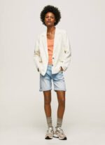 mezclilla shorts de mezclilla de corte estándar Pepe Jeans 06X4499 mujer