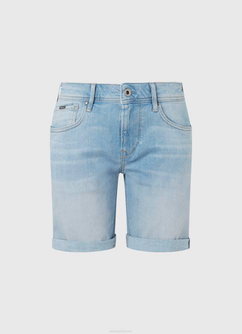 mezclilla shorts de mezclilla de corte estándar Pepe Jeans 06X4499 mujer - Imagen 5