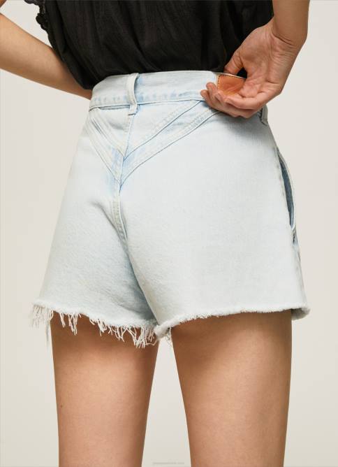 mezclilla shorts de mezclilla de corte estándar Pepe Jeans 06X4510 mujer - Imagen 5