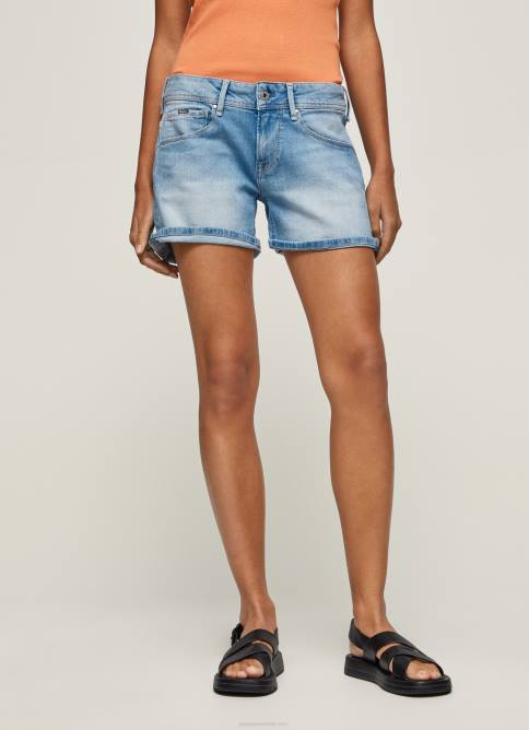 mezclilla shorts de mezclilla de corte estándar Pepe Jeans 06X4514 mujer - Imagen 2