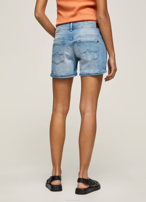 mezclilla shorts de mezclilla de corte estándar Pepe Jeans 06X4514 mujer - Imagen 5