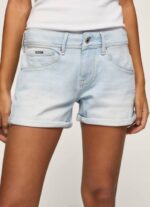 mezclilla shorts de mezclilla de corte estándar Pepe Jeans 06X4521 mujer - Imagen 3