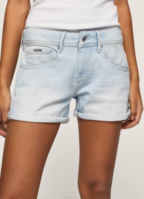 mezclilla shorts de mezclilla de corte estándar Pepe Jeans 06X4521 mujer - Imagen 3