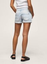 mezclilla shorts de mezclilla de corte estándar Pepe Jeans 06X4521 mujer - Imagen 4