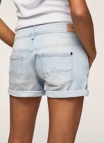 mezclilla shorts de mezclilla de corte estándar Pepe Jeans 06X4521 mujer - Imagen 5