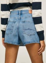 mezclilla shorts de mezclilla de corte regular Pepe Jeans 06X4509 mujer - Imagen 5