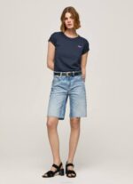 mezclilla shorts de mezclilla holgados Pepe Jeans 06X4486 mujer