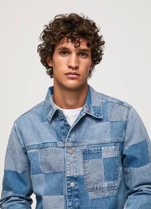 mezclilla sobrecamisa vaquera de corte holgado Pepe Jeans 06X4817 hombres - Imagen 4