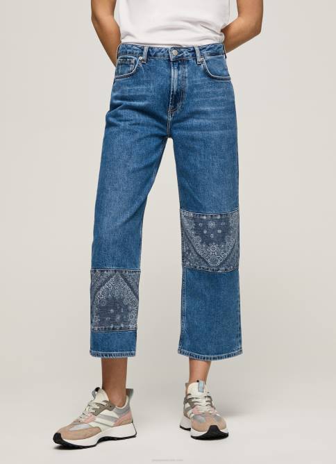 mezclilla vaqueros ani de tiro medio holgados Pepe Jeans 06X487 mujer - Imagen 2