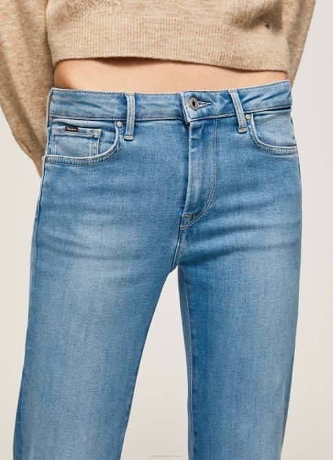 mezclilla vaqueros aubrey slim de tiro medio Pepe Jeans 06X469 mujer - Imagen 3