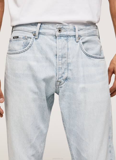 mezclilla vaqueros callen de tiro medio holgados Pepe Jeans 06X4809 hombres - Imagen 3