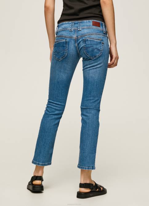 mezclilla vaqueros de talle bajo de corte regular de venus Pepe Jeans 06X433 mujer - Imagen 4