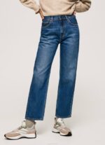mezclilla vaqueros Dover de tiro alto y corte holgado Pepe Jeans 06X483 mujer - Imagen 2