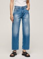 mezclilla vaqueros Dover de tiro alto y corte holgado Pepe Jeans 06X484 mujer - Imagen 2
