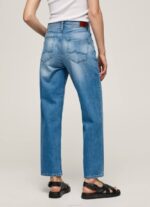 mezclilla vaqueros Dover de tiro alto y corte holgado Pepe Jeans 06X484 mujer - Imagen 4