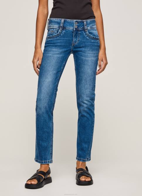 mezclilla vaqueros gen de tiro medio recto Pepe Jeans 06X432 mujer - Imagen 2