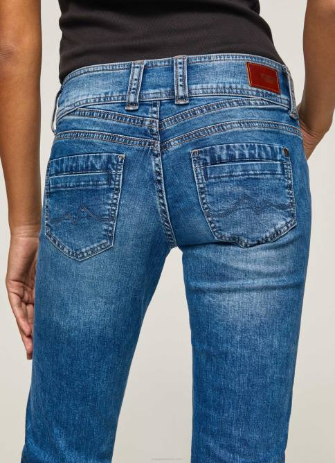 mezclilla vaqueros gen de tiro medio recto Pepe Jeans 06X432 mujer - Imagen 4
