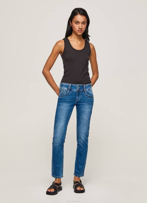 mezclilla vaqueros gen de tiro medio recto Pepe Jeans 06X432 mujer - Imagen 1